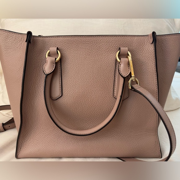 Michael Kors Blush Nude Pink Leather Tote Bag - Picture 2 of 16